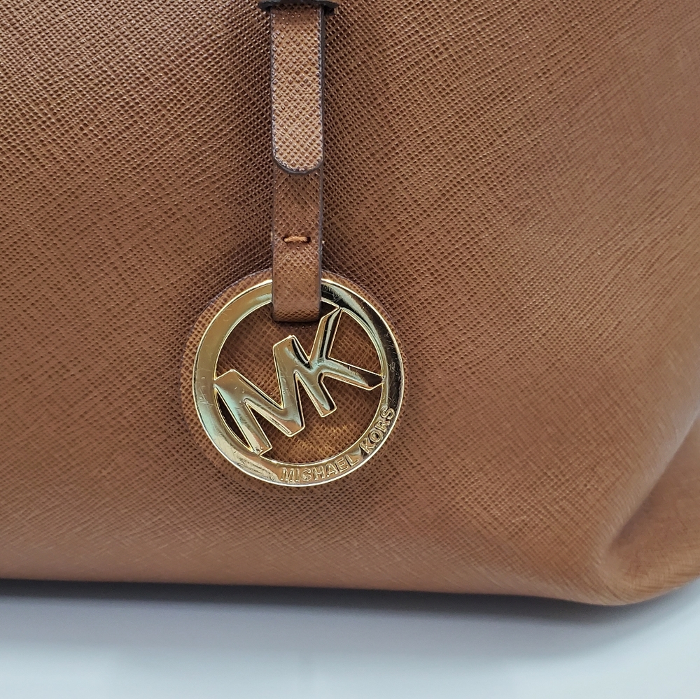 Michael Kors Jetset Tote Bag Camel Brown Career - Picture 4 of 5